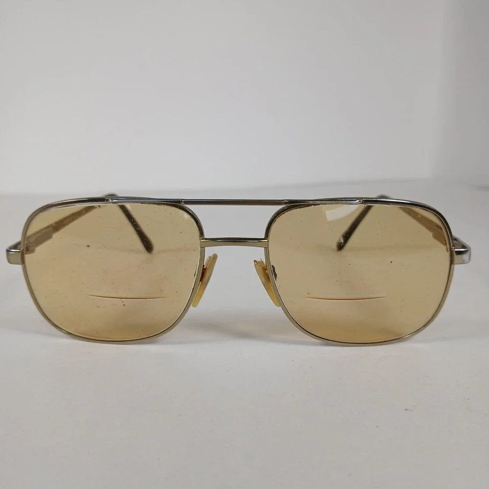 Vintage Charmant Eyeglasses Frames Only 4123 140mm Japan Aviator